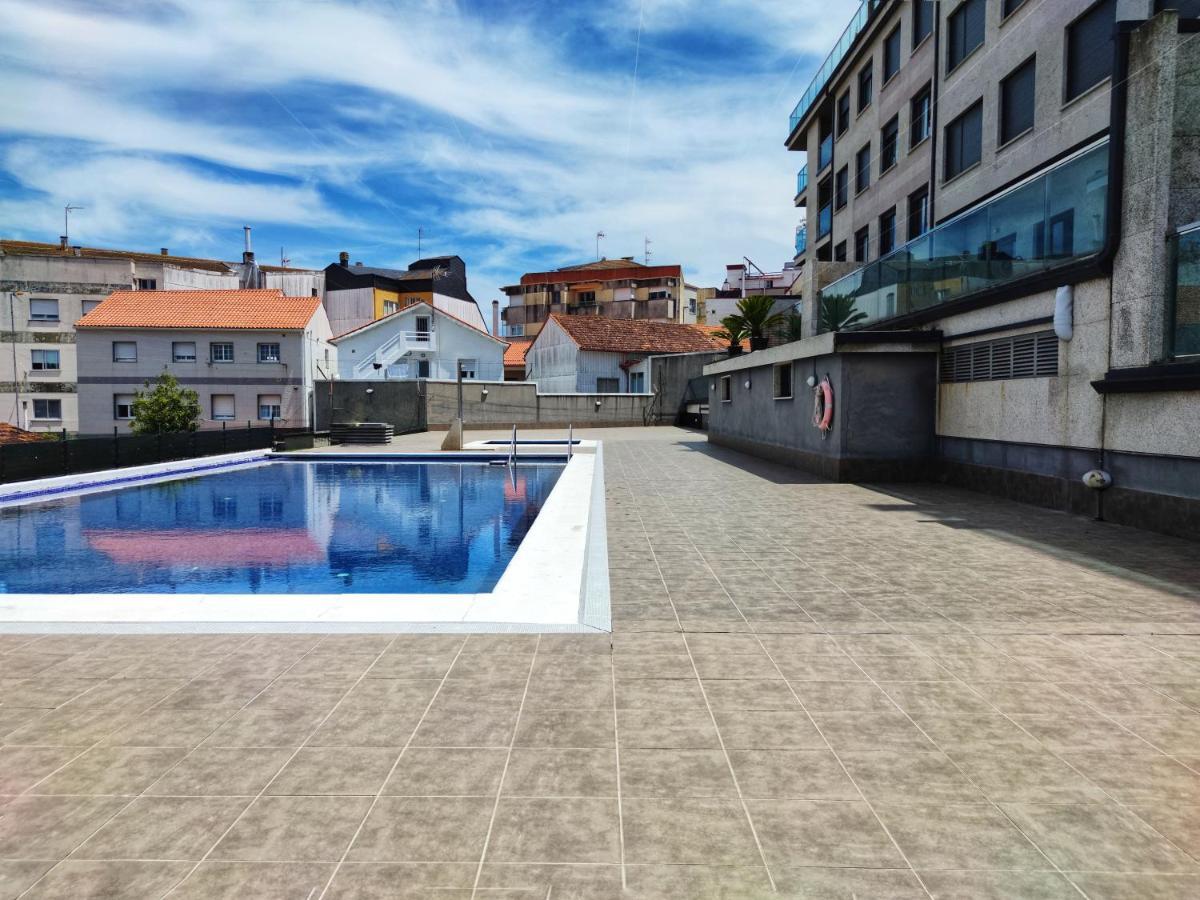 Desconectaengalicia Atico La Perla, Piscina Y Pista Tenis Sanxenxo Eksteriør bilde