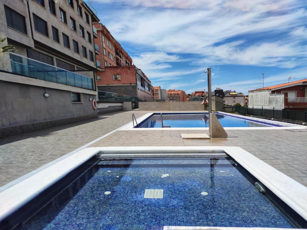 Desconectaengalicia Atico La Perla, Piscina Y Pista Tenis Sanxenxo Eksteriør bilde